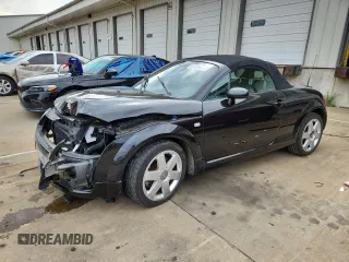 2001 Audi TT with VIN TRUTX28N511027264, listed as a Copart auction lot 61526765 with 105,880 mi miles and Salvage title. Bid and sale history available at DreamBid. Image 1.