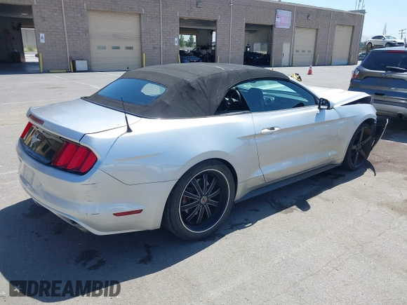 2015 Ford Mustang V6 with VIN 1FATP8EMXF5418893, listed as a IAAI auction lot 42396710 with 103,560 mi miles and . Bid and sale history available at DreamBid. Image 4.