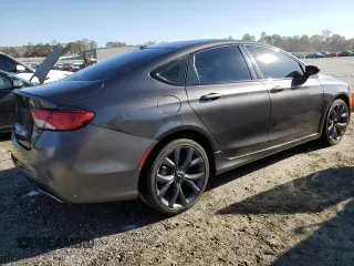 2015 Chrysler 200 S with VIN 1C3CCCDG2FN636478, listed as a Copart auction lot 76917804 with 150,752 mi miles and Non Repairable. Bid and sale history available at carsss.com. Image 3.