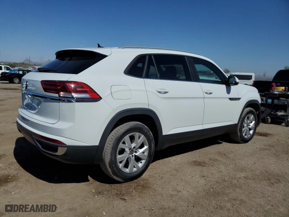 2021 Volkswagen Atlas Cross Sport 2.0T S with VIN 1V2AC2CA1MC208631, listed as a Copart auction lot 58337144 with 30,294 mi miles and Salvage Title. Bid and sale history available at carsss.com. Image 3.
