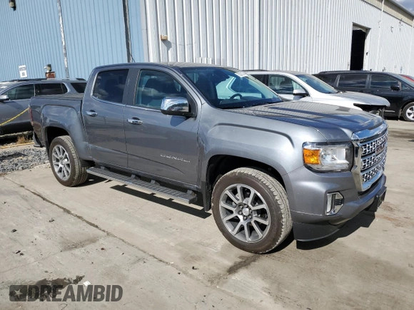 2022 GMC Canyon 4WD Denali with VIN 1GTG6EENXN1284835, listed as a Copart auction lot 75321594 with 7,419 mi miles and Salvage Title. Bid and sale history available at carsss.com. Image 4.