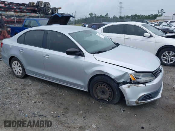 2014 Volkswagen Jetta S with VIN 3VW2K7AJ8EM233080, listed as a IAAI auction lot 42419516 with 134,857 mi miles and . Bid and sale history available at DreamBid. Image 1.