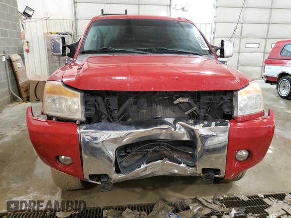 2012 Nissan Titan SV with VIN 1N6BA0EC6CN321585, listed as a Copart auction lot 80860004 with 141,092 mi miles and Salvage Title. Bid and sale history available at carsss.com. Image 5.
