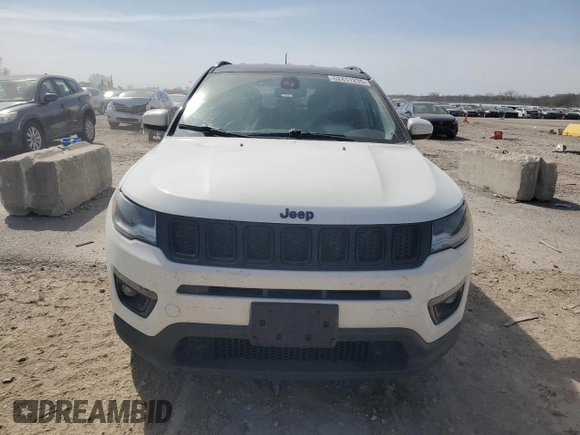 2020 Jeep Compass Latitude with VIN 3C4NJDBB6LT157600, listed as a Copart auction lot 52411235 with 82,159 mi miles and Salvage title. Bid and sale history available at DreamBid. Image 5.