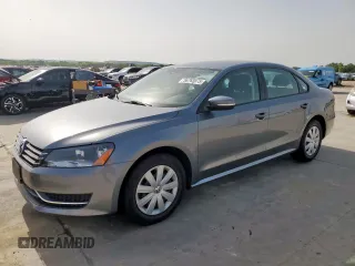 2013 Volkswagen Passat S with VIN 1VWAP7A31DC023676, listed as a Copart auction lot 56763975 with 128,570 mi miles and Clean title. Bid and sale history available at DreamBid. Image 1.