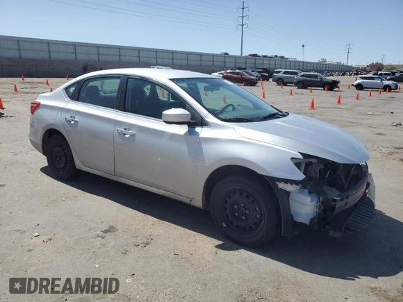 2019 Nissan Sentra S with VIN 3N1AB7APXKY348614, listed as a Copart auction lot 61329885 with 81,789 mi miles and Salvage title. Bid and sale history available at DreamBid. Image 4.