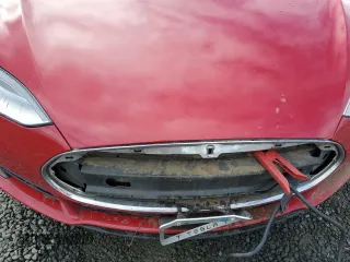 2013 Tesla Model S with VIN 5YJSA1CN9DFP19743, listed as a Copart auction lot 49555255 with 0 mi miles and Salvage Title. Bid and sale history available at carsss.com. Image 12.