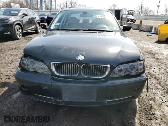2003 BMW 3 Series 330i with VIN WBAEV53463KM27854, listed as a Copart auction lot 49250655 with 116,220 mi miles and Salvage Title. Bid and sale history available at carsss.com. Image 5.