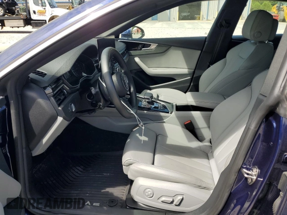 2022 Audi A5 Sportback S line Premium with VIN WAUDACF57NA010347, listed as a Copart auction lot 56671014 with 29,759 mi miles and Salvage Title. Bid and sale history available at carsss.com. Image 7.