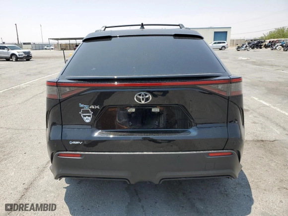 2024 Toyota bZ4X XLE with VIN JTMAAAAAXRA037109, listed as a Copart auction lot 64773014 with 1,232 mi miles and Salvage Title. Bid and sale history available at carsss.com. Image 6.