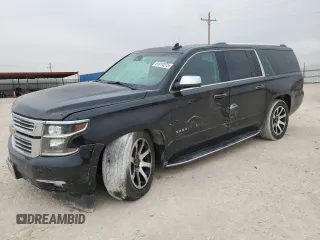 2015 Chevrolet Suburban LTZ with VIN 1GNSCKKC0FR728254, listed as a Copart auction lot 51014275 with 168,415 mi miles and Salvage title. Bid and sale history available at DreamBid. Image 1.