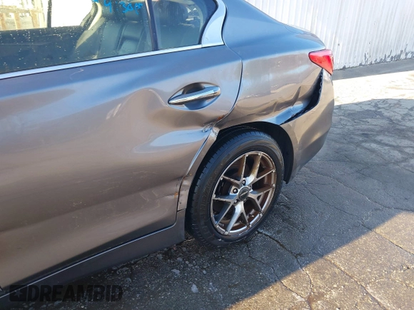 2017 Infiniti Q50 3.0t Premium with VIN JN1EV7AR1HM837831, listed as a IAAI auction lot 41818427 with 68,425 mi miles. Bid and sale history available at carsss.com. Image 18.