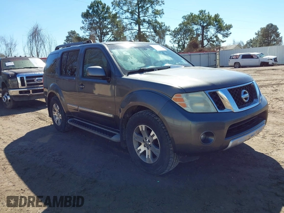 2008 Nissan Pathfinder S with VIN 5N1AR18U08C664764, listed as a IAAI auction lot 41651549 with 151,260 mi miles. Bid and sale history available at carsss.com. Image 1.