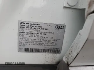 2021 Audi SQ5 Prestige with VIN WA1C4AFY1M2045697, listed as a Copart auction lot 85689034 with 30,980 mi miles and Salvage Title. Bid and sale history available at DreamBid. Image 14.