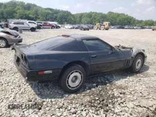 1987 Chevrolet Corvette with VIN 1G1YY2182H5108056, listed as a Copart auction lot 66313144 with 94,107 mi miles and Salvage Title. Bid and sale history available at carsss.com. Image 3.