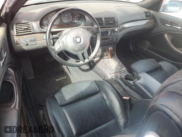2004 BMW 3 Series 325Ci with VIN WBABW334X4PL26650, listed as a Copart auction lot 48578705 with 103,712 mi miles and Clean Title. Bid and sale history available at carsss.com. Image 8.