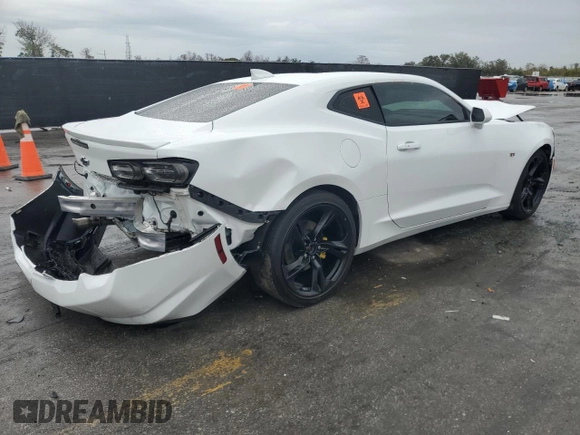 2022 Chevrolet Camaro 2LT with VIN 1G1FD1RSXN0124074, listed as a Copart auction lot 41914925 with 42,884 mi miles and Salvage Title. Bid and sale history available at carsss.com. Image 3.