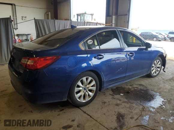 2016 Subaru Legacy Premium with VIN 4S3BNAC61G3022971, listed as a Copart auction lot 61741035 with 123,099 mi miles and Salvage title. Bid and sale history available at DreamBid. Image 3.