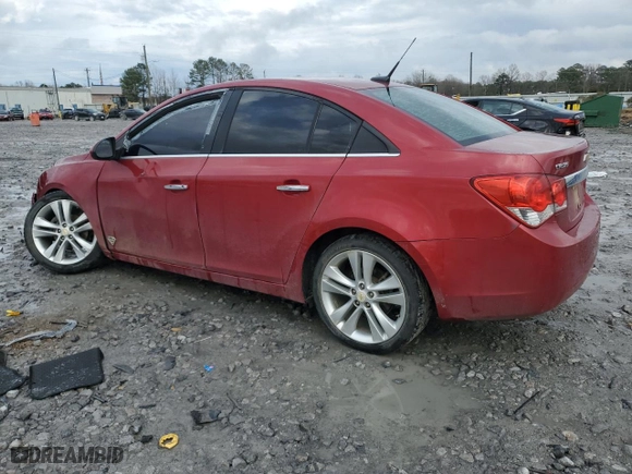 2011 Chevrolet Cruze LTZ with VIN 1G1PH5S97B7189524, listed as a Copart auction lot 42543295 with 166,652 mi miles and Salvage Title. Bid and sale history available at carsss.com. Image 2.