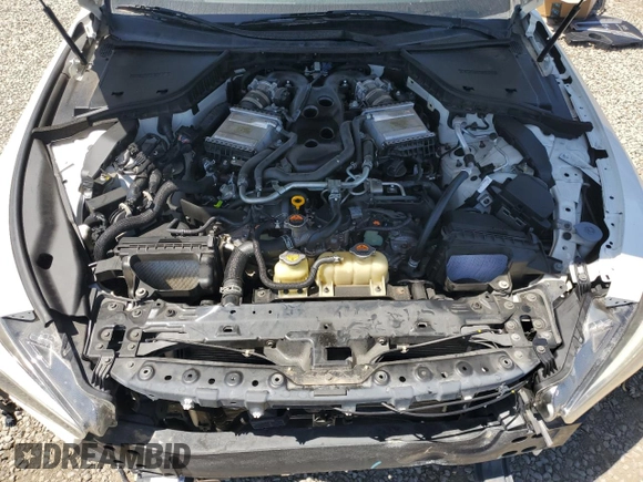 2018 Infiniti Q50 Luxe with VIN JN1EV7AP5JM354427, listed as a Copart auction lot 61447855 with 66,320 mi miles and Salvage title. Bid and sale history available at DreamBid. Image 11.