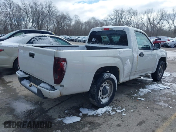 2012 Chevrolet Colorado Work Truck with VIN 1GCCSBFE0C8166174, listed as a IAAI auction lot 41717481 with 236,302 mi miles. Bid and sale history available at carsss.com. Image 4.