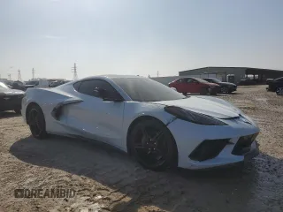 2024 Chevrolet Corvette 1LT with VIN 1G1YA2D46R5109841, listed as a Copart auction lot 43243585 with 7,840 mi miles and Salvage title. Bid and sale history available at DreamBid. Image 4.