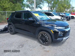 2021 Chevrolet TrailBlazer LT with VIN KL79MPSL0MB026231, listed as a IAAI auction lot 41889229 with 75,516 mi miles. Bid and sale history available at carsss.com. Image 1.