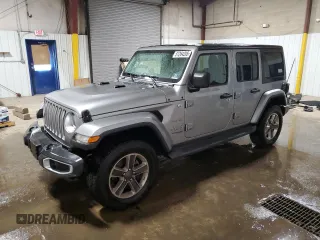 2019 Jeep Wrangler Unlimited Sahara with VIN 1C4HJXEN2KW595950, listed as a Copart auction lot 51264205 with 125,238 mi miles and Salvage Title. Bid and sale history available at carsss.com. Image 1.