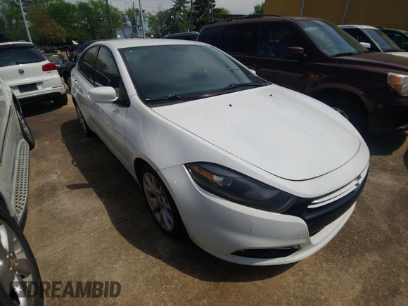 2013 Dodge Dart SXT with VIN 1C3CDFBH2DD154719, listed as a Copart auction lot 54017245 with 140,913 mi miles and Clean Title. Bid and sale history available at carsss.com. Image 1.