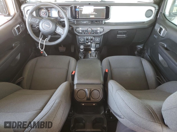 2024 Jeep Wrangler Sport S z VIN 1C4PJXDN4RW272314, wystawiony jako Copart lot #62163625 z przebiegiem 20 568 mil mil oraz Nie do naprawy • Non repairable. Historia ofert i sprzedaży dostępna na DreamBid. Obrazek 8.