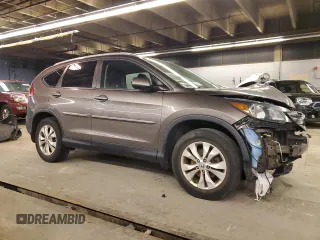 2013 Honda CR-V EX-L with VIN 5J6RM4H79DL017303, listed as a Copart auction lot 43832915 with 267,617 mi miles and Salvage Title. Bid and sale history available at carsss.com. Image 4.