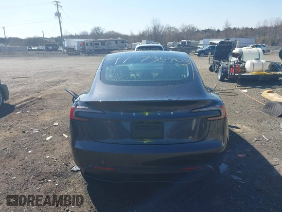 2024 Tesla Model 3 with VIN 5YJ3E1EA6RF728507, listed as a IAAI auction lot 41730403 with 17,563 mi miles and . Bid and sale history available at DreamBid. Image 16.