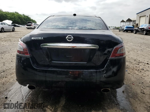 2013 Nissan Maxima S with VIN 1N4AA5AP1DC840938, listed as a Copart auction lot 54053185 with 145,174 mi miles and Salvage Title. Bid and sale history available at DreamBid. Image 6.