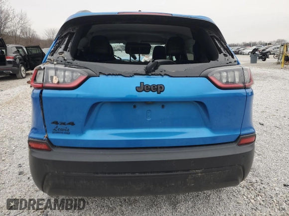 2021 Jeep Cherokee Altitude with VIN 1C4PJMLB8MD116514, listed as a Copart auction lot 86846234 with 50,393 mi miles and Salvage Title. Bid and sale history available at carsss.com. Image 6.