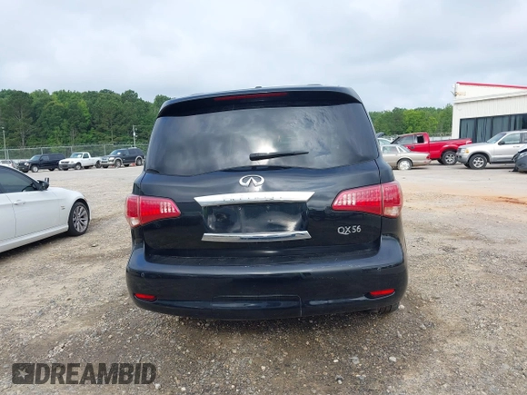 2011 Infiniti QX56 8-passenger z VIN JN8AZ2NC2B9300974, wystawiony jako IAAI lot #42453675 z przebiegiem Nie podano mil oraz . Historia ofert i sprzedaży dostępna na DreamBid. Obrazek 16.