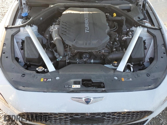 2023 Genesis G70 3.3T with VIN KMTG54TE3PU113251, listed as a Copart auction lot 52675895 with 20,969 mi miles and Salvage title. Bid and sale history available at DreamBid. Image 11.