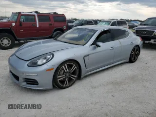 2014 Porsche Panamera 4S Executive with VIN WP0BB2A75EL062252, listed as a Copart auction lot 77269564 with 83,124 mi miles and Salvage Title. Bid and sale history available at DreamBid. Image 1.