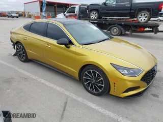 2020 Hyundai Sonata SEL Plus with VIN 5NPEJ4J28LH019882, listed as a IAAI auction lot 41536135 with 40,413 mi miles. Bid and sale history available at carsss.com. Image 1.