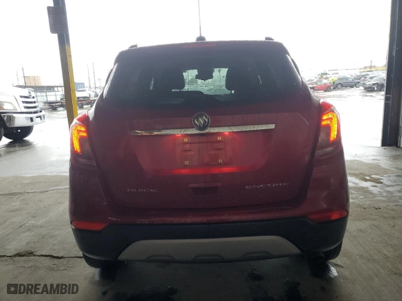 2018 Buick Encore Preferred with VIN KL4CJASB7JB599557, listed as a Copart auction lot 44646885 with NaN miles and Salvage Title. Bid and sale history available at carsss.com. Image 6.