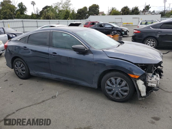 2017 Honda Civic Sedan LX with VIN 19XFC2F58HE221462, listed as a Copart auction lot 54593355 with 118,374 mi miles and Non Repairable. Bid and sale history available at carsss.com. Image 4.
