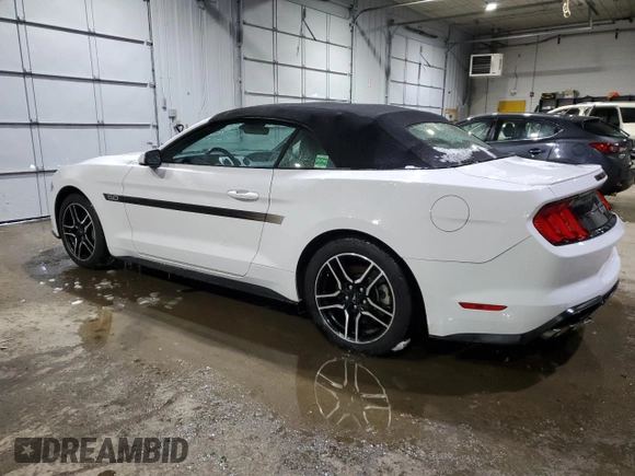 2021 Ford Mustang GT Premium with VIN 1FATP8FF1M5135621, listed as a Copart auction lot 45173665 with 31,731 mi miles and Salvage Title. Bid and sale history available at DreamBid. Image 2.