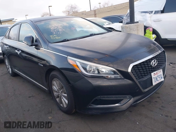 2017 Hyundai Sonata SE with VIN KMHE24L13HA055104, listed as a IAAI auction lot 41901568 with 100,456 mi miles and . Bid and sale history available at DreamBid. Image 1.