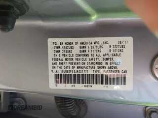 2018 Acura TLX Technology z VIN 19UUB3F53JA001771, wystawiony jako IAAI lot #42291875 z przebiegiem Nie podano mil oraz . Historia ofert i sprzedaży dostępna na DreamBid. Obrazek 9.