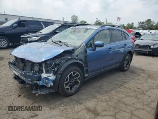 2017 Subaru Crosstrek Limited z VIN JF2GPAKC5H8222488, wystawiony jako Copart lot #59814585 z przebiegiem 58 269 mil mil oraz Szkoda całkowita • Salvage title. Historia ofert i sprzedaży dostępna na DreamBid. Obrazek 1.