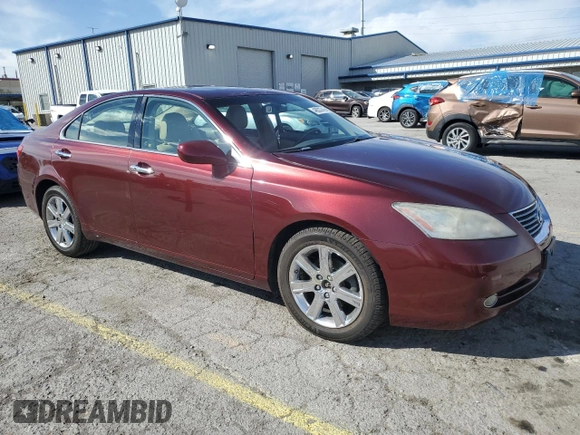 2008 Lexus ES with VIN JTHBJ46G482218362, listed as a Copart auction lot 48533745 with 80,114 mi miles and Salvage Title. Bid and sale history available at carsss.com. Image 4.