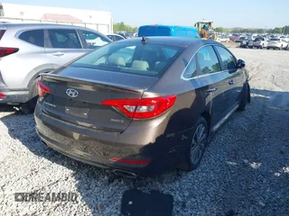 2016 Hyundai Sonata Sport with VIN 5NPE34AF0GH343444, listed as a IAAI auction lot 42034215 with 55,768 mi miles and . Bid and sale history available at DreamBid. Image 4.