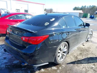 2017 Infiniti Q50 3.0t Premium with VIN JN1EV7AR1HM838154, listed as a IAAI auction lot 41623393 with 74,449 mi miles. Bid and sale history available at carsss.com. Image 4.