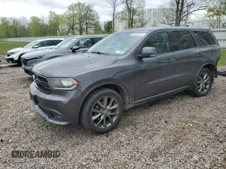 2017 Dodge Durango GT with VIN 1C4RDJDG1HC748923, listed as a Copart auction lot 56407815 with 144,155 mi miles and Salvage title. Bid and sale history available at DreamBid. Image 1.