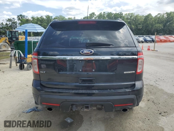 2014 Ford Explorer XLT with VIN 1FM5K7D8XEGB15949, listed as a Copart auction lot 55047035 with 191,151 mi miles and Salvage Title. Bid and sale history available at DreamBid. Image 6.