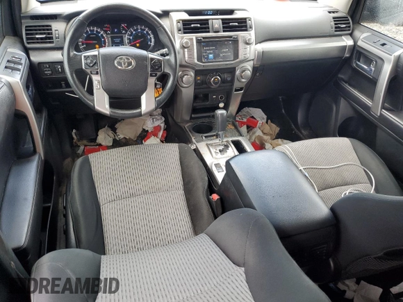 2017 Toyota 4Runner SR5 with VIN JTEZU5JR5H5161766, listed as a Copart auction lot 61364105 with 90,959 mi miles and Salvage title. Bid and sale history available at DreamBid. Image 8.